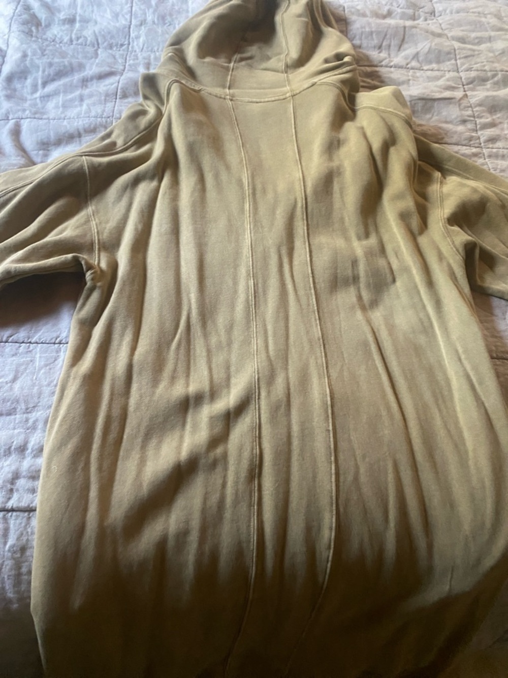 FP movement long hoody dress with side zips. - Picture 6 of 8